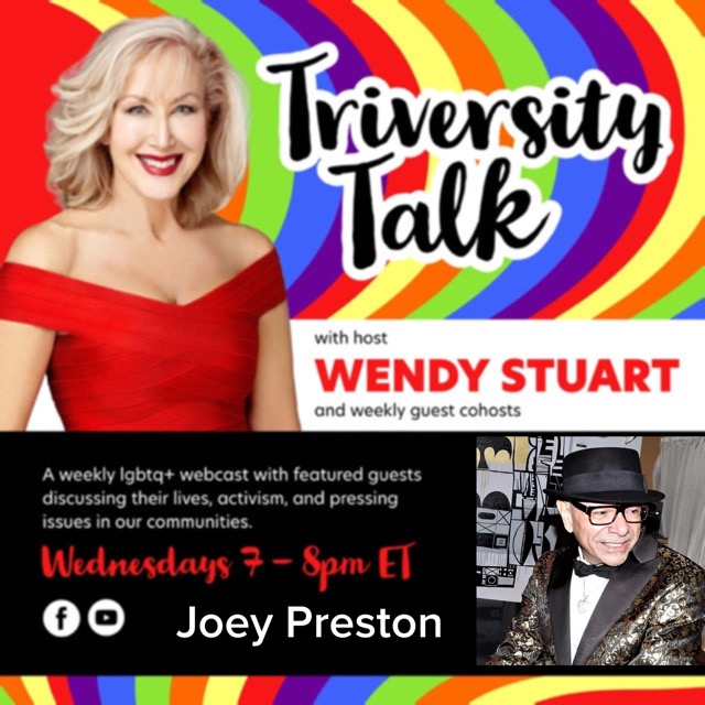 Joey Preston Guests On TriVersity Talk With Host Wendy Stuart 7 PM ET Wednesday, January 29th, 2025